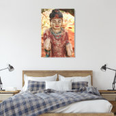Zwergkanone Leinwanddruck (Insitu (Schlafzimmer))