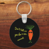 Zwergkarotte Schlüsselanhänger (Vorderseite)