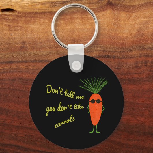 Zwergkarotte Schlüsselanhänger (Vorderseite)