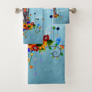 Zwergkatze Badhandtuch Set