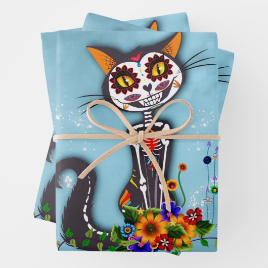 Zwergkatze Geschenkpapier Set (Beispiel)