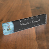 Zwergkatze Namensplakette (Seite)