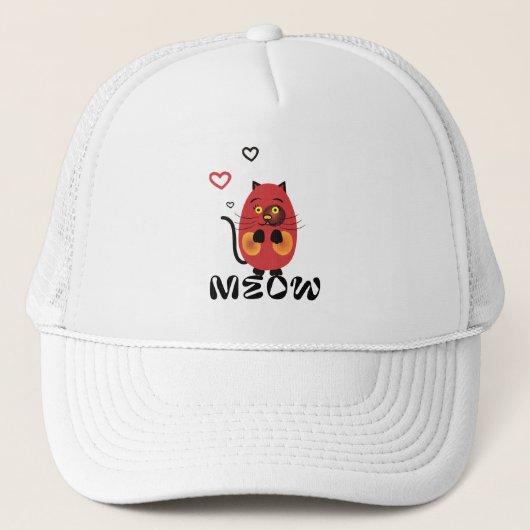 Zwergkatze Truckerkappe (Vorderseite)