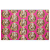 Zwergkatzenkatze mit geschmolzenem Geburtstagskuch Stoff (Fat Quarter (45,7 x 55,9 cm))