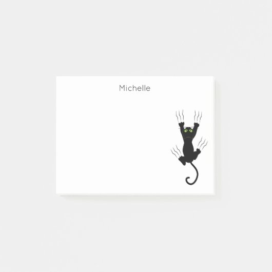 Zwergkatzenkratze für Katzen-Liebhaber Post-it Klebezettel (Vorderseite)