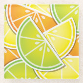 Zwergkeile Glasuntersetzer (Vorderseite)