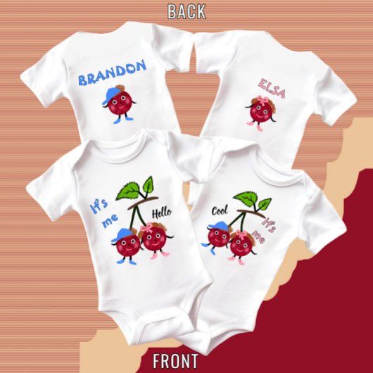 Zwergkirsche Baby Strampler