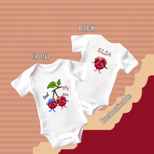 Zwergkirsche Baby Strampler