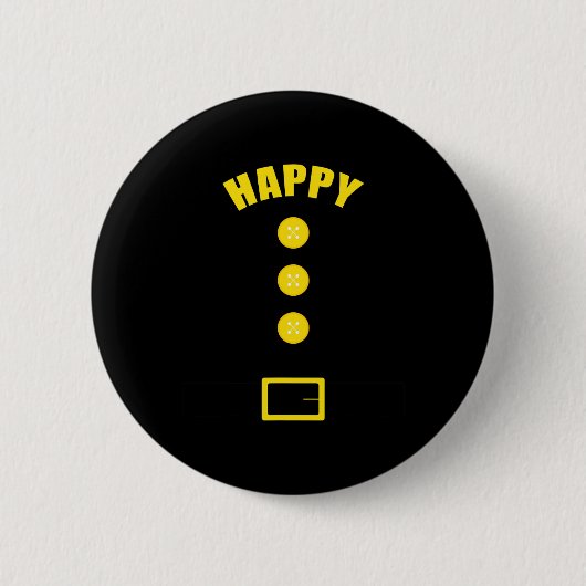 Zwergkostüm - Fun Halloween Gift Idea - Happy Button (Vorderseite)