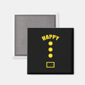 Zwergkostüm - Fun Halloween Gift Idea - Happy Magnet (Vorderseite/Rückseite)