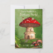 Zwergland Kinder 3,5 x 5 Einladung (Vorderseite)