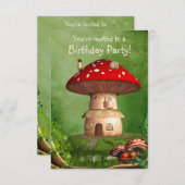 Zwergland Kinder 3,5 x 5 Einladung (Vorne/Hinten)