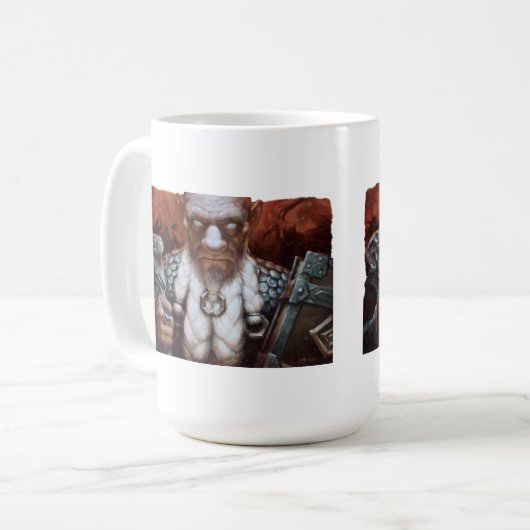 Zwergmagie Kaffeetasse (Vorderseite Links)