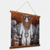 Zwergmagie Wandteppich Mit Holzrahmen (Gewinkelt)