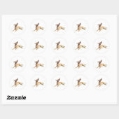 Zwergpinscher Aufkleber Etikett (Blatt)