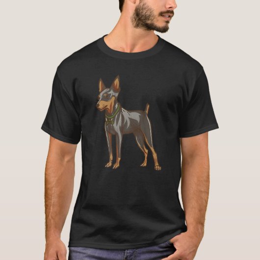 Zwergpinscher - Dog Identification - Dogs Lover - T-Shirt (Vorderseite)