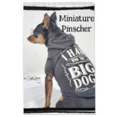 Zwergpinscher Eins Kalender (Titelbild)