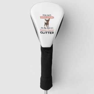 Zwergpinscher Glitter Lustiges Hund-Shirt Design_ Golf Headcover