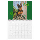 Zwergpinscher-Jahr Kalender (Mär 2027)