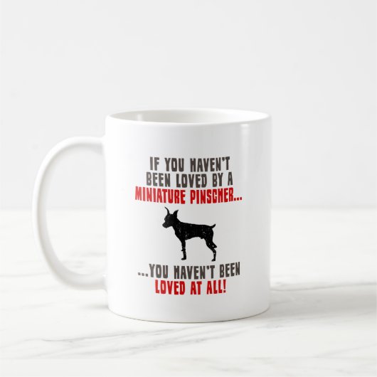 Zwergpinscher Kaffeetasse (Links)