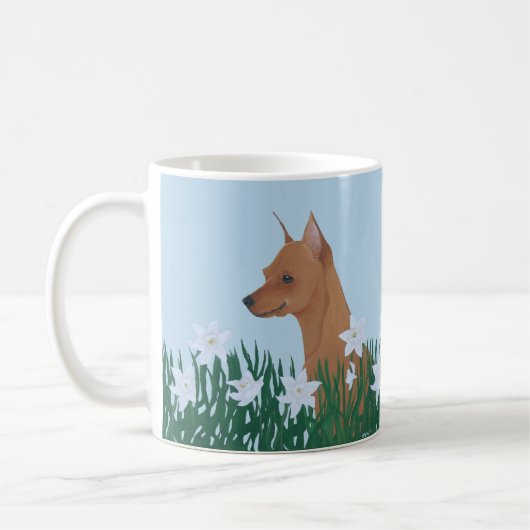 Zwergpinscher Kaffeetasse (Links)