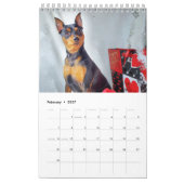 Zwergpinscher kalender (Feb 2027)