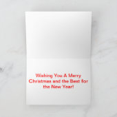 Zwergpinscher-Kasten Feiertagskarte (Innenseite)