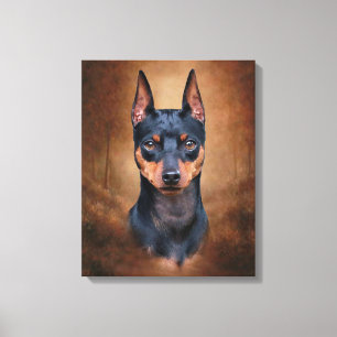 Zwergpinscher Leinwanddruck