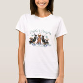 Zwergpinscher-perfektes Engels-Kleid T-Shirt (Vorderseite)