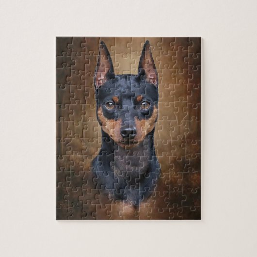 Zwergpinscher Puzzle (Vertikal)
