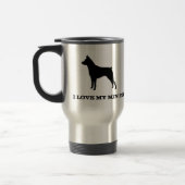 Zwergpinscher Reisebecher (Links)