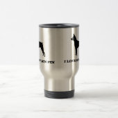 Zwergpinscher Reisebecher (Mittel)