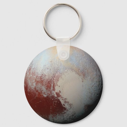 Zwergplanet Pluto von NASA New Horizons 2015 Foto Schlüsselanhänger (Vorderseite)