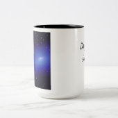 "Zwergplaneten sind auch Planeten" Zweifarbige Tasse (Mittel)
