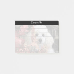 Zwergpudelwelpen-Post-Itanmerkungen Post-it Klebezettel