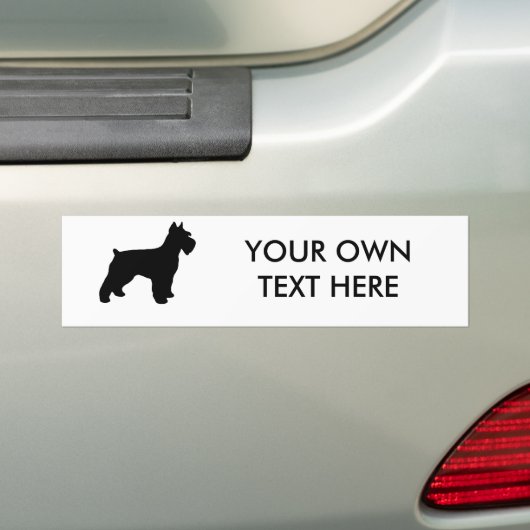 Zwergschnauzer Autoaufkleber (Auf Auto)