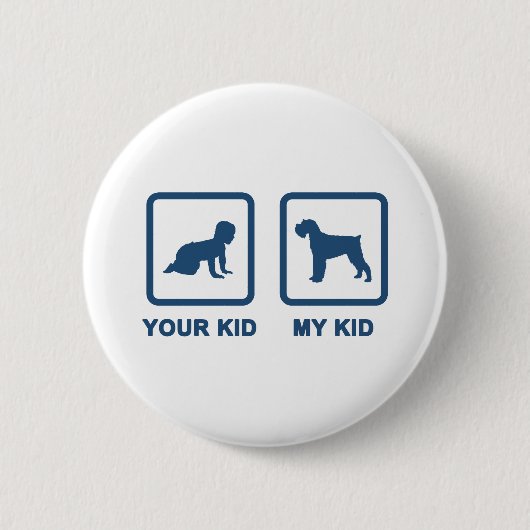 Zwergschnauzer Button (Vorderseite)