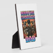 Zwergschnauzer Fotoplatte (Seite)