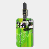 Zwergschnauzer Gepäckanhänger (Vorderseite vertikal)