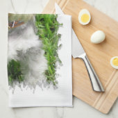 Zwergschnauzer-Geschirrtuch Handtuch (Viertel Falte)