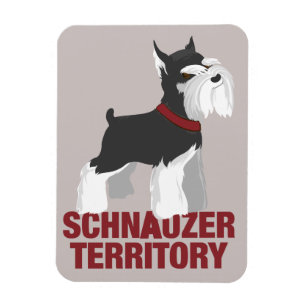 Zwergschnauzer-Hundemagnet Magnet