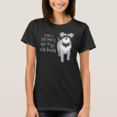 Zwergschnauzer in Hunde mit Bärten T-Shirt (Vorderseite)
