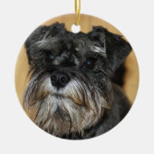 Zwergschnauzer Keramikornament (Vorne)