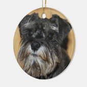 Zwergschnauzer Keramikornament (Links)