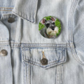 Zwergschnauzer-Knopf Button (Beispiel)