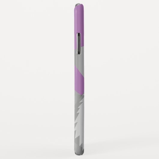 Zwergschnauzer-kundenspezifische Hintergrund-Farbe Case-Mate iPhone Hülle (Hinten/Rechts)