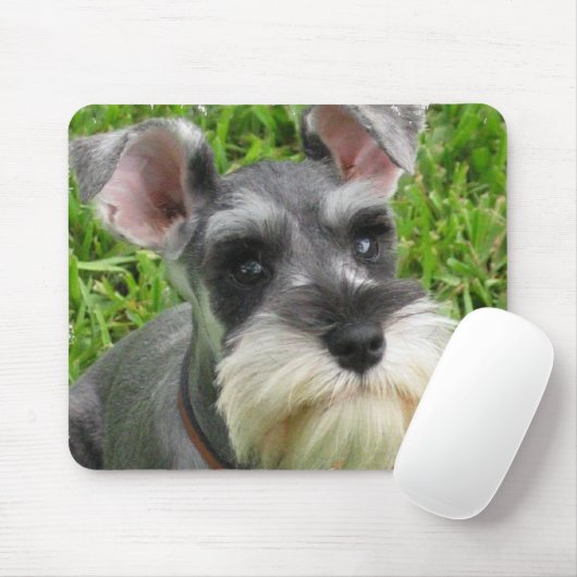Zwergschnauzer-Mausunterlage Mousepad (Mit Mouse)