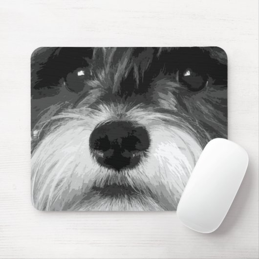 Zwergschnauzer Mousepad (Mit Mouse)