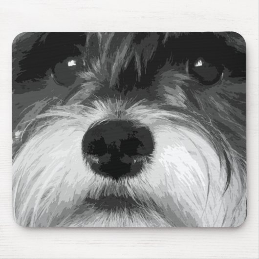 Zwergschnauzer Mousepad (Vorne)
