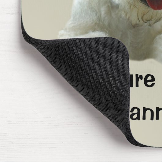 Zwergschnauzer Mousepad (Ecke)